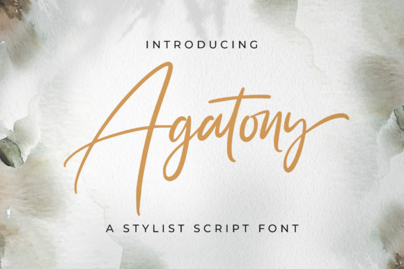 Agatony Typeface Review: A Refined Script for Sophisticated Branding