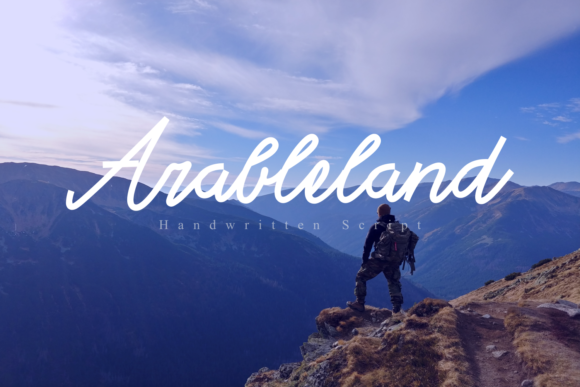 Arableland: A Playful Script Font for Modern Web Design