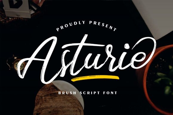 Asturie Typeface: Elevating Handmade Brand Identity