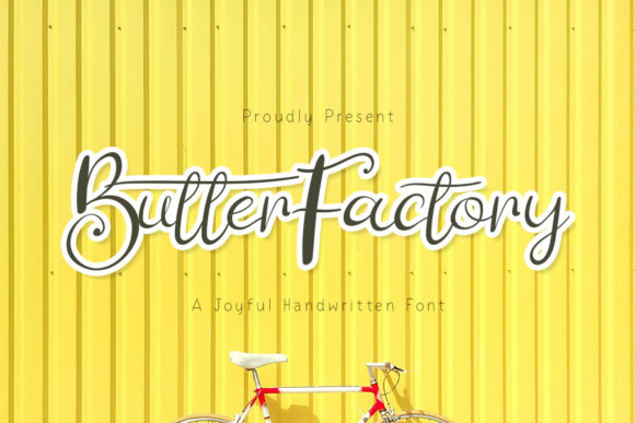 Butter Factory: A Delicate Script Font for Elegant Craft Projects