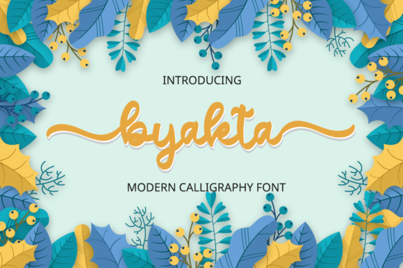 Byakta Script Font Review: Elevating Digital Brand Identity