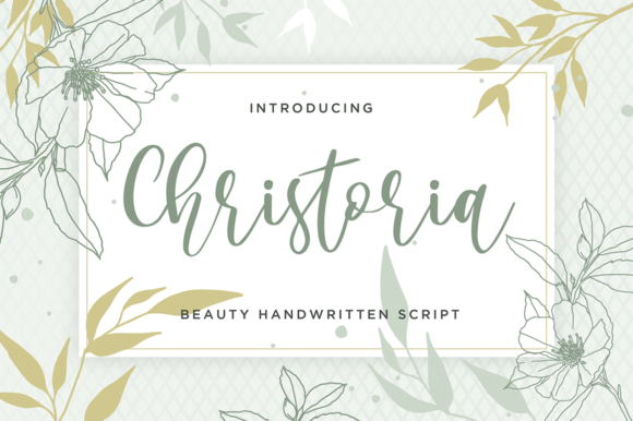 Christoria Typeface: Elevating Editorial Design with Grace