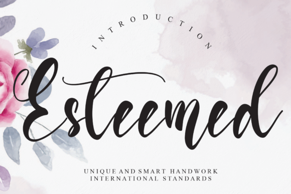 Esteemed: A Timeless Script Typeface for Digital Branding