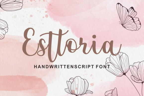 Esttoria Script Font: Elegant Typography for Handmade Brands