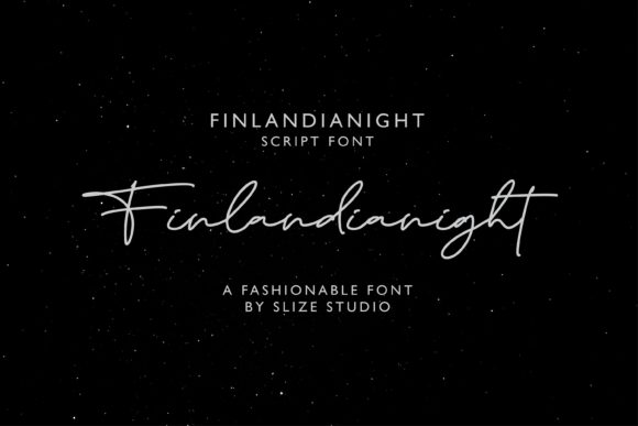 Finlandianight: A Delicate Script Font for Modern Web Design