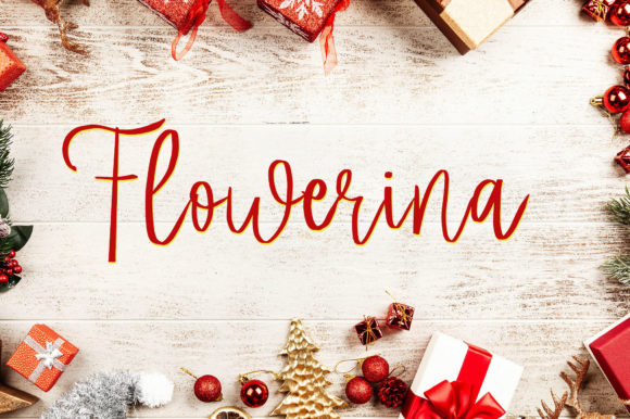 Flowerina Script Font: Elegant Typography for Handmade Products