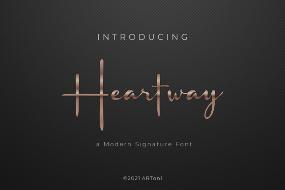 Heartway: A Timeless Handwritten Font for Authentic Brand Identity
