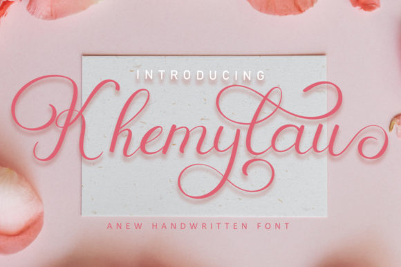 Khemylau: The Romantic Script Font for Boutique Branding