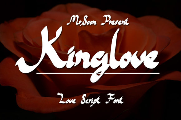 Kinglove: A Chic Script Font for Handmade Brands and Printables