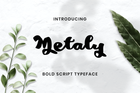 Metaly Script Font: Elevate Your Handmade Products