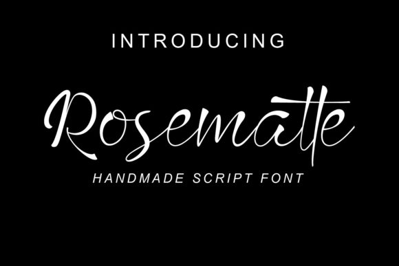 Rosematte Typeface Review: A Playful Script for Digital Branding