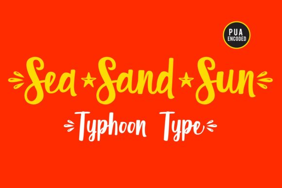 Sea Sand Sun: The Script Font That Elevates Campaign Visuals