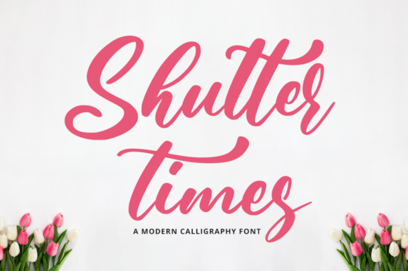 Shutter Times: A Romantic Script Font for Polished Branding