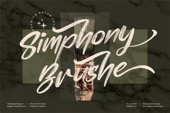 Simphony Brushe: The Script Typeface for Campaign Clarity