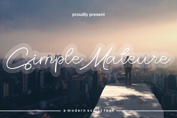Simple Mateure: A Timeless Script Font for Authentic Brand Identity