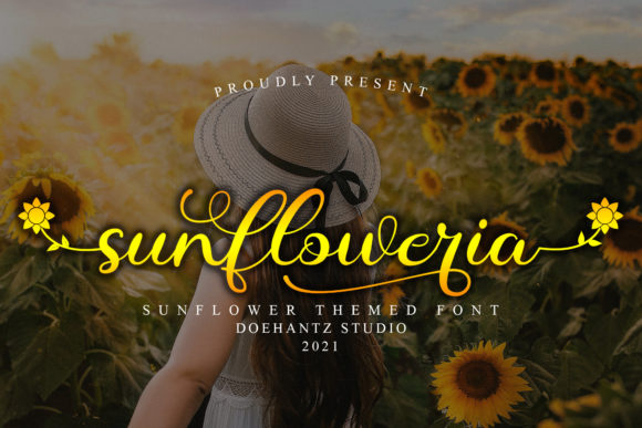 Sunfloweria: A Script Font for Warm, Editorial Storytelling