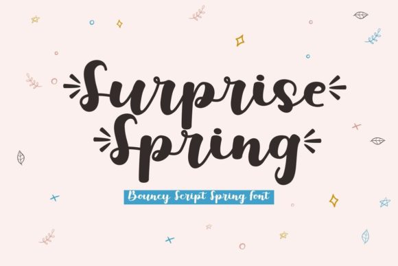 Surprise Spring: The Whimsical Script Font for Brand Identity