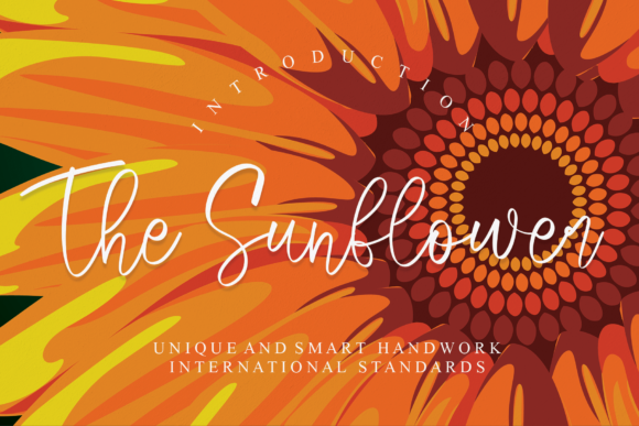 The Sunfalower: A Script Font for Elegant Brand Identity
