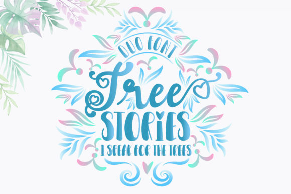 Tree Stories: A Whimsical Script Font for Editorial Design
