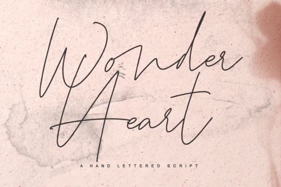 Wonder Heart Typeface: Elevate Your Handmade Brand Identity