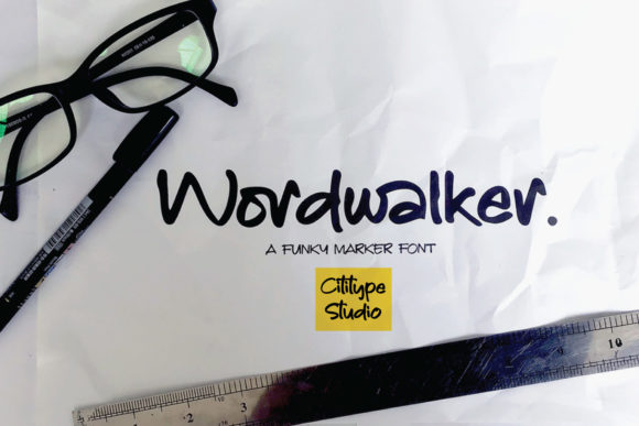 Wordwalker: The Relaxed Script Typeface for Modern Editorial Design